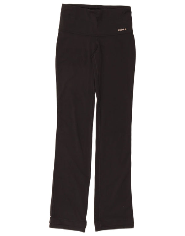 REEBOK Womens Leggings UK 10 Small Black