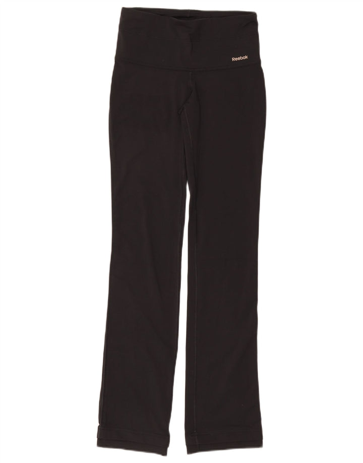 REEBOK Womens Leggings UK 10 Small Black