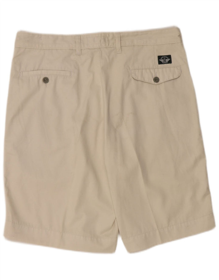 Dockers Herre Pegged Chino Shorts W36 Large Beige Bomuld