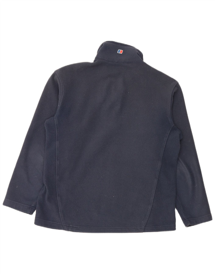 Berghaus Herre lynlås hals Fleece Jumper Stor marineblå polyester