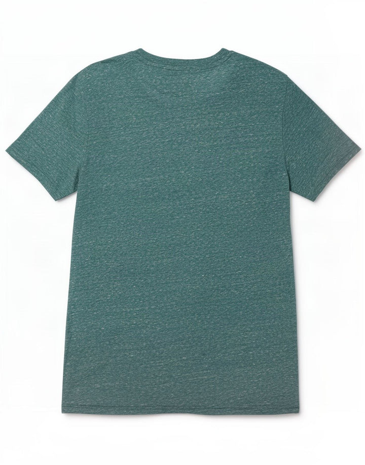 Jack & Jones Herre Regular Fit T-Shirt Top Stor Grøn Flecked Polyester