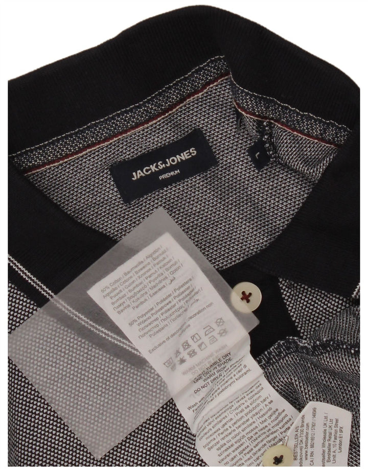Jack & Jones herre poloskjorte stor marineblå bomuld