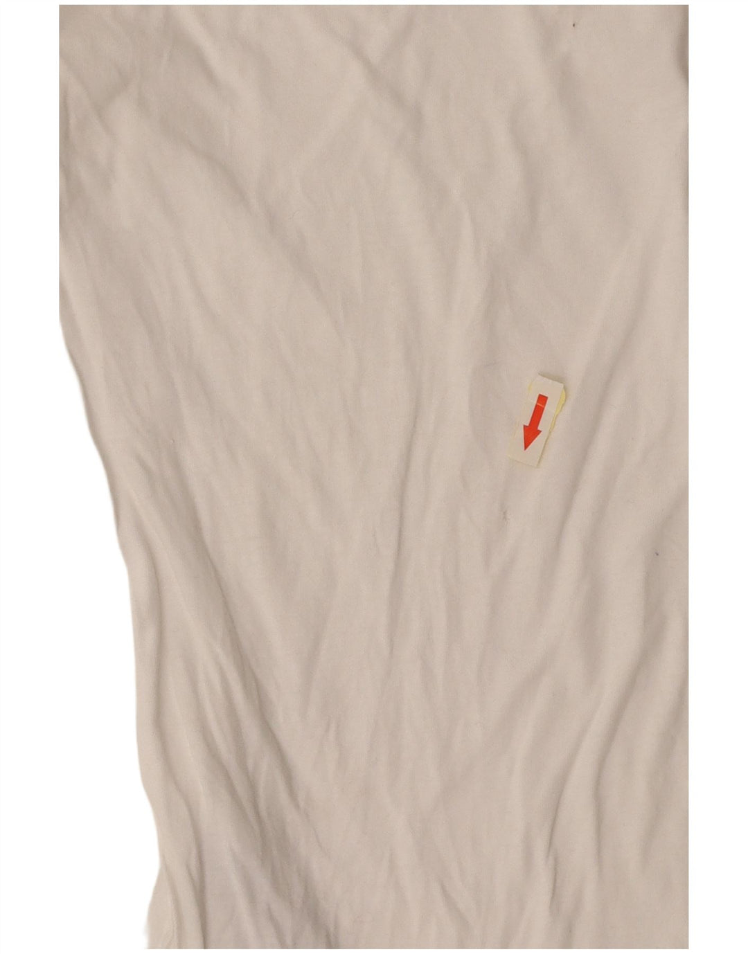 GAS Dame T-Shirt Top UK 12 Medium Hvid Bomuld