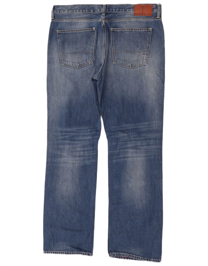 Tommy Hilfiger Herre Straight Jeans W38 L32 Blå Bomuld