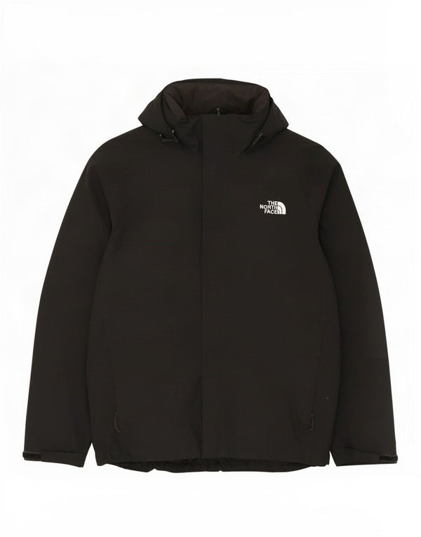 The North Face Herre Hooded Windbreaker Jacket UK 40 Large Black Polyester