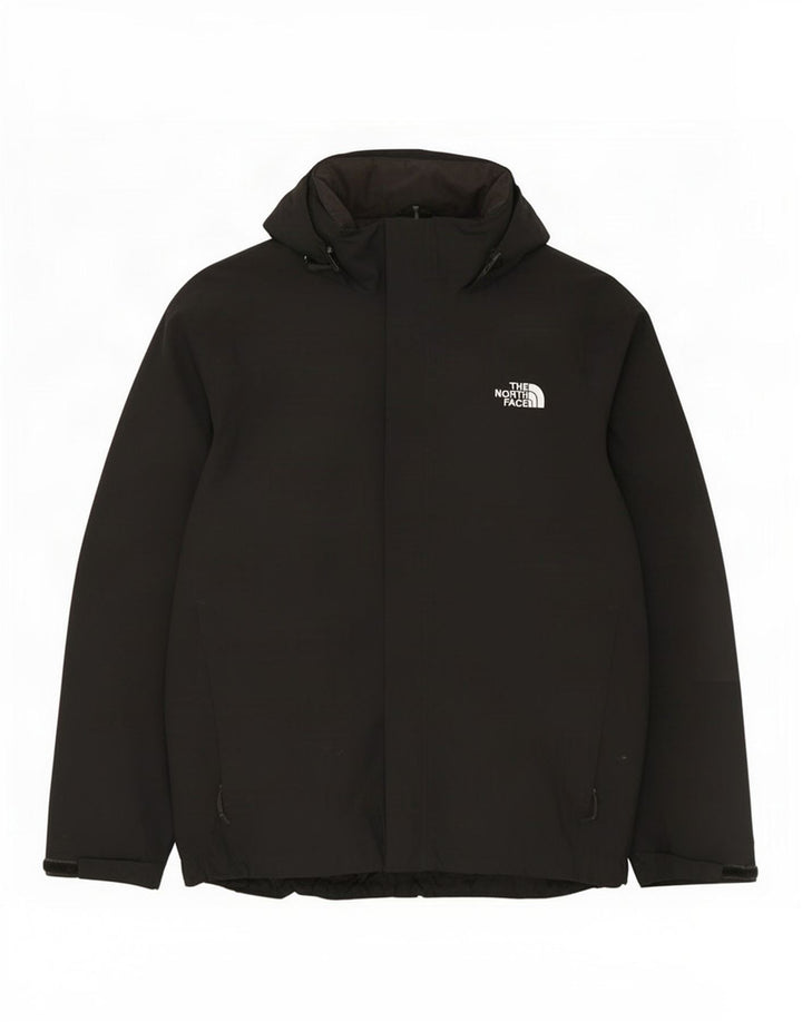The North Face Herre Hooded Windbreaker Jacket UK 40 Large Black Polyester