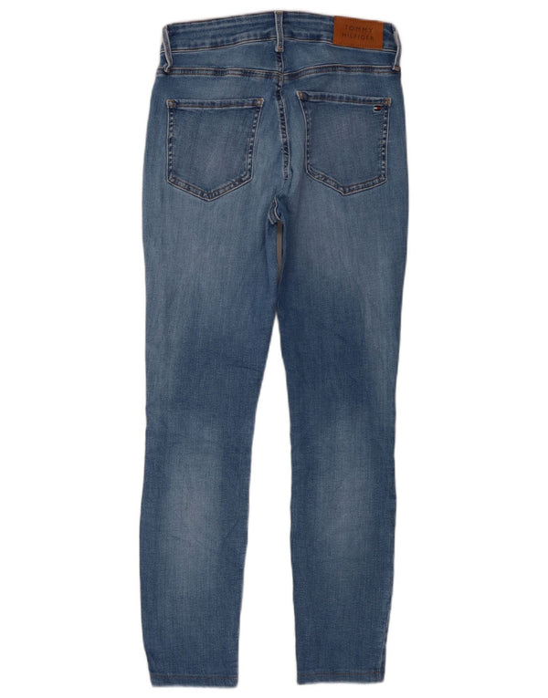 TOMMY HILFIGER Dame Harlem Skinny Jeans W27 L25 Blå Bomuld