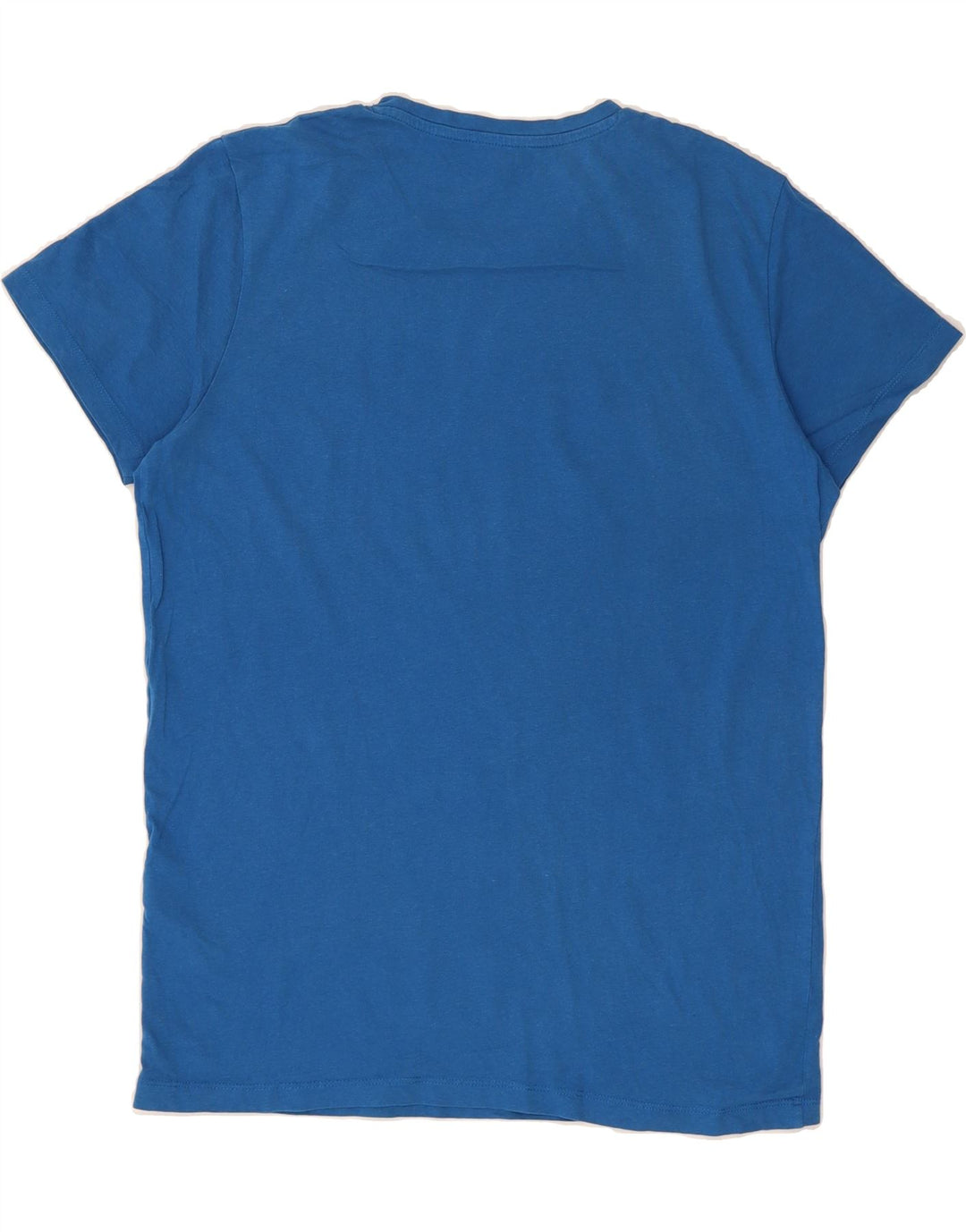 JACK & JONES Mens Graphic T-Shirt Top Large Blue Cotton Vintage Jack & Jones and Second-Hand Jack & Jones from Messina Hembry 