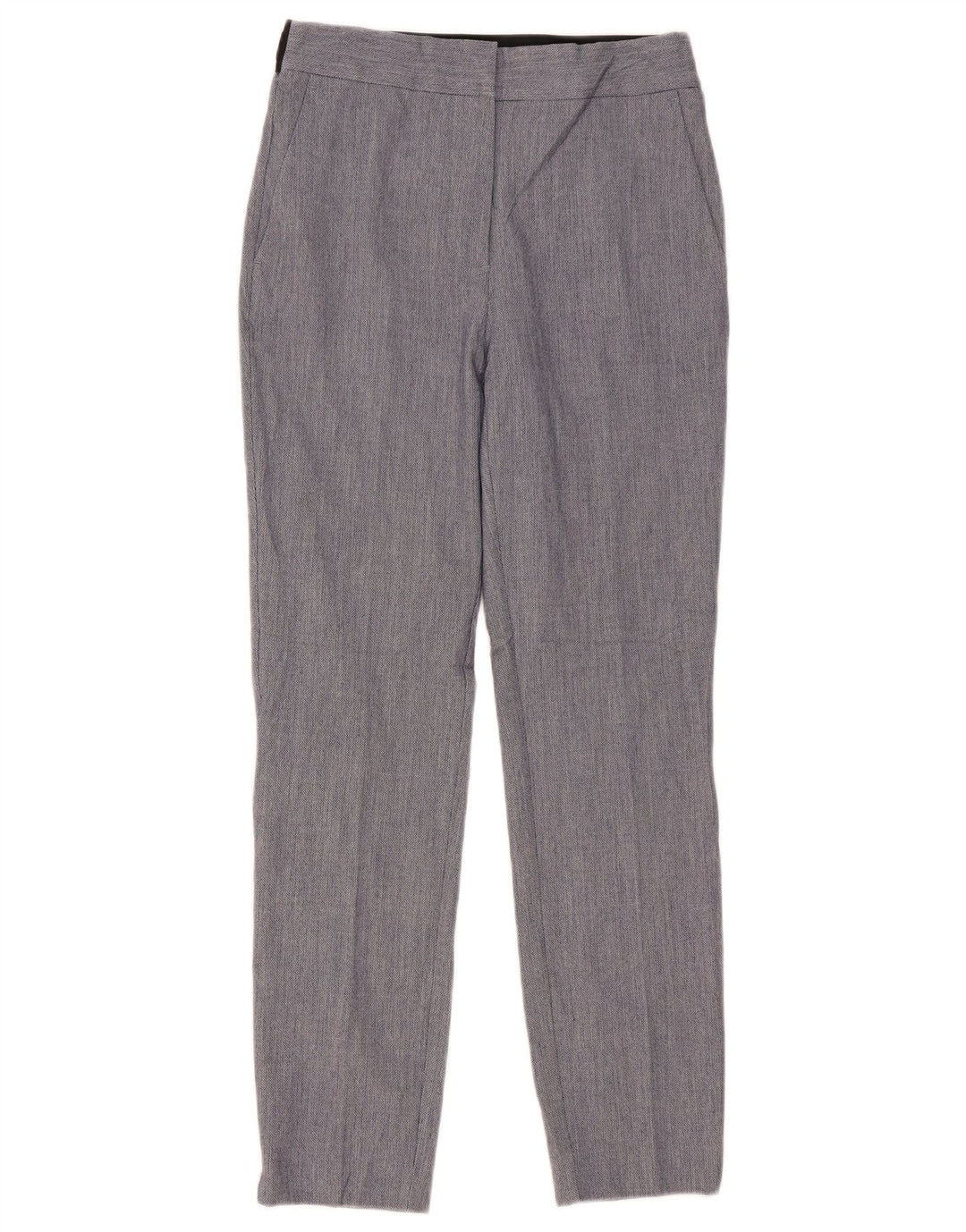 Zara Slim Chino Bukser Små W27 L28 Blå Polyester til kvinder