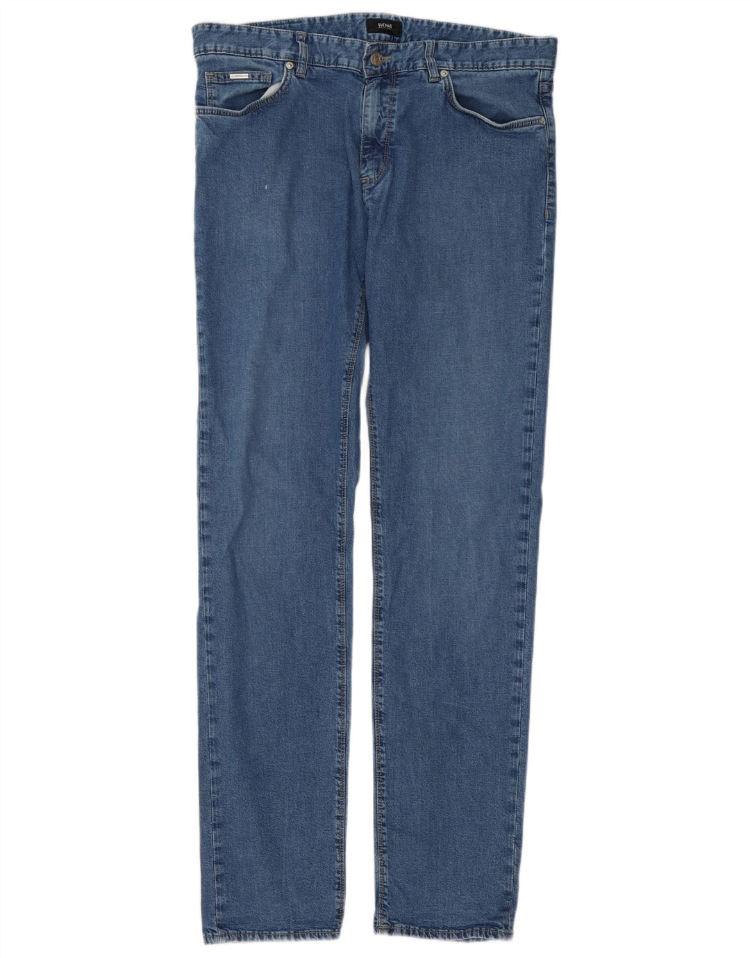 Hugo Boss Dame Slim Jeans W33 L34 Blå Bomuld