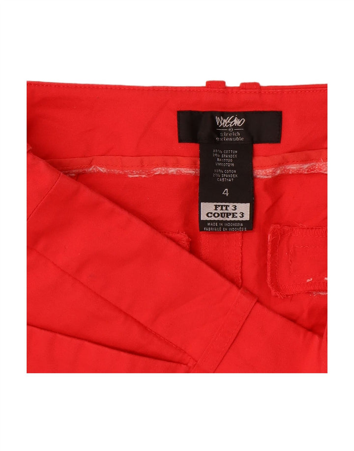 MOSSIMO Womens Casual Shorts US 4 Small W30 Red Cotton