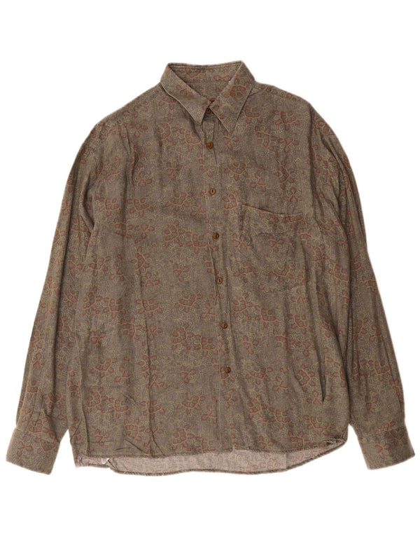 Rodrigo Herreskjorte str. 40 15 1/2 Medium Grey Paisley Viscose