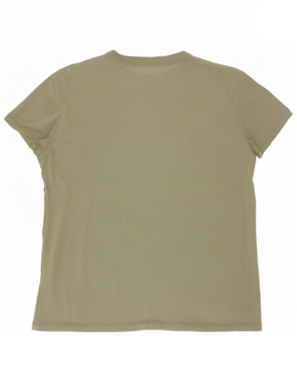 Napapijri drenge grafisk t-shirt top 11-12 år grøn bomuld