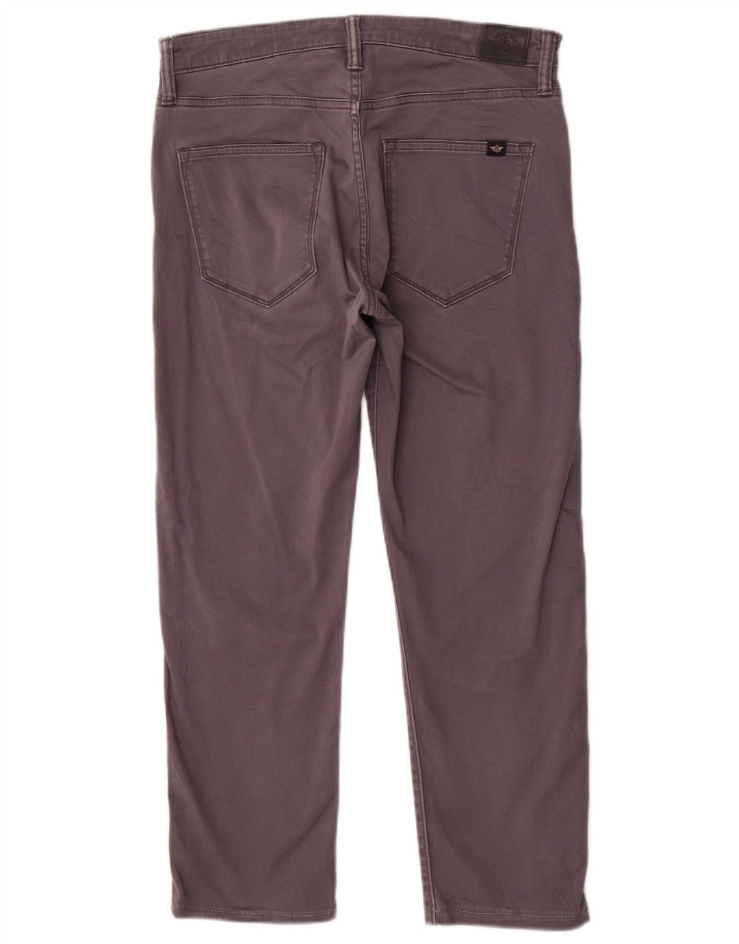 DOCKERS Straight cropped herrebukser W30 L24 Grå bomuld