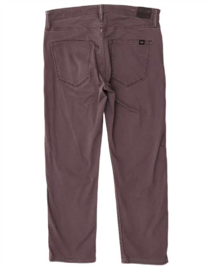 DOCKERS Straight cropped herrebukser W30 L24 Grå bomuld