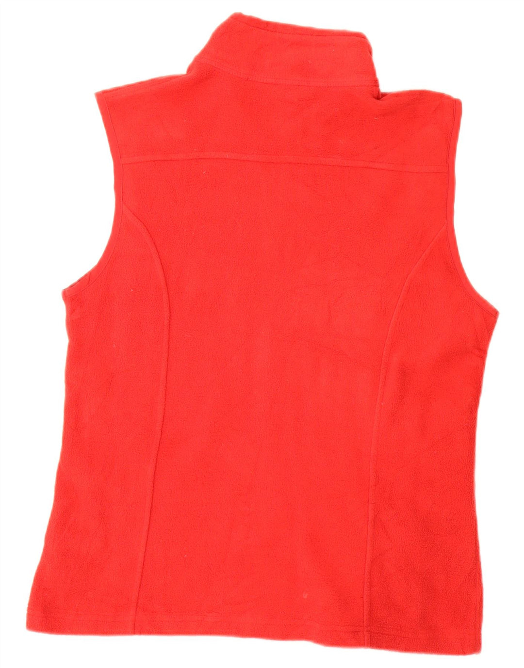 Eddie Bauer Dame Fleece Gilet UK 14 Medium Rød Polyester