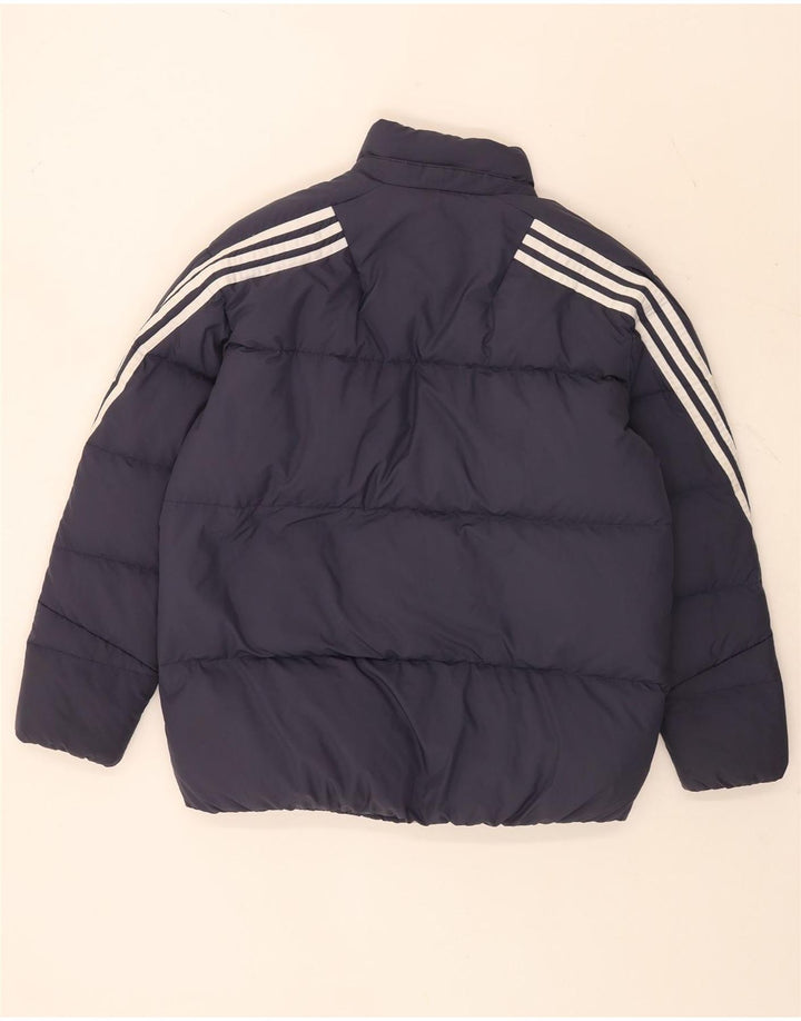 Adidas drenge polstret jakke 13-14 år marineblå polyester