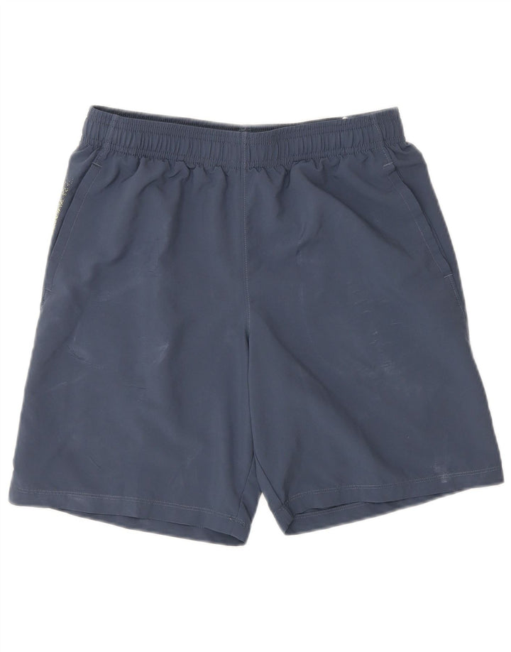 UNDER ARMOUR Grafiske sportsshorts til drenge 11-12 år Store blå polyester