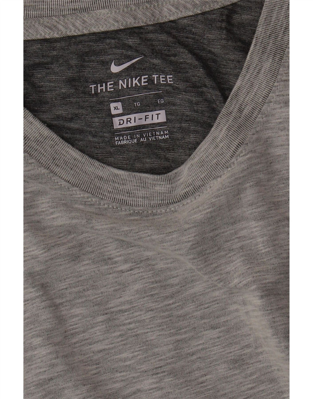NIKE Mens Dri Fit Graphic T-Shirt Top XL Grey Vintage Nike and Second-Hand Nike from Messina Hembry 