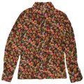 VINTAGE Dame skjortebluse UK 10 Small Multicolored Floral