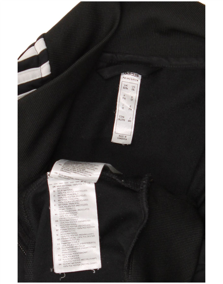 Adidas Træningsdragt til mænd Topjakke UK 52/54 2XL Sort Polyester