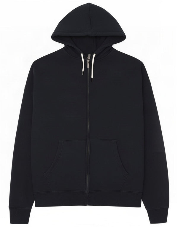 Marks & Spencer Mens Zip Hoodie Sweater 3XL Navy Blue Cotton