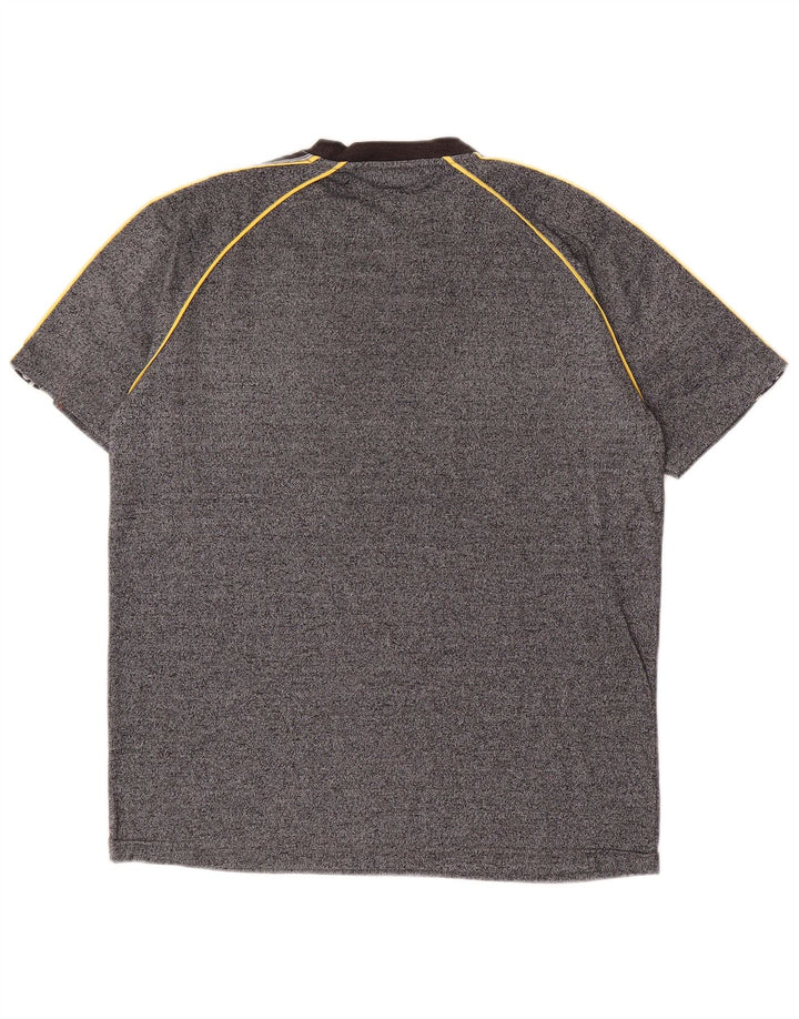 ASICS Grafisk T-shirt til mænd, mellemgrå farveblok