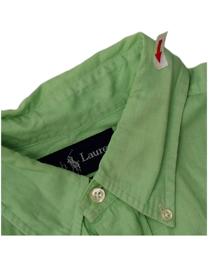 Ralph Lauren Herre Classic Fit skjorte Stor grøn bomuld