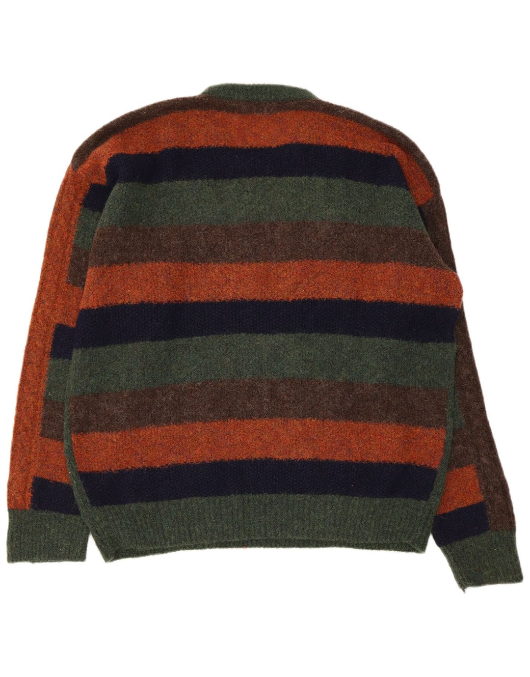 Trussardi herre rund hals sweater XL flerfarvet stribet
