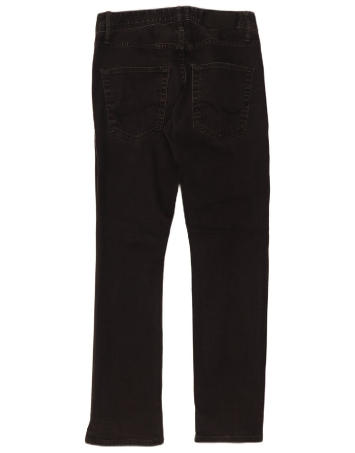 Jack & Jones Herre Clark Straight Jeans W29 L30 Sort Bomuld