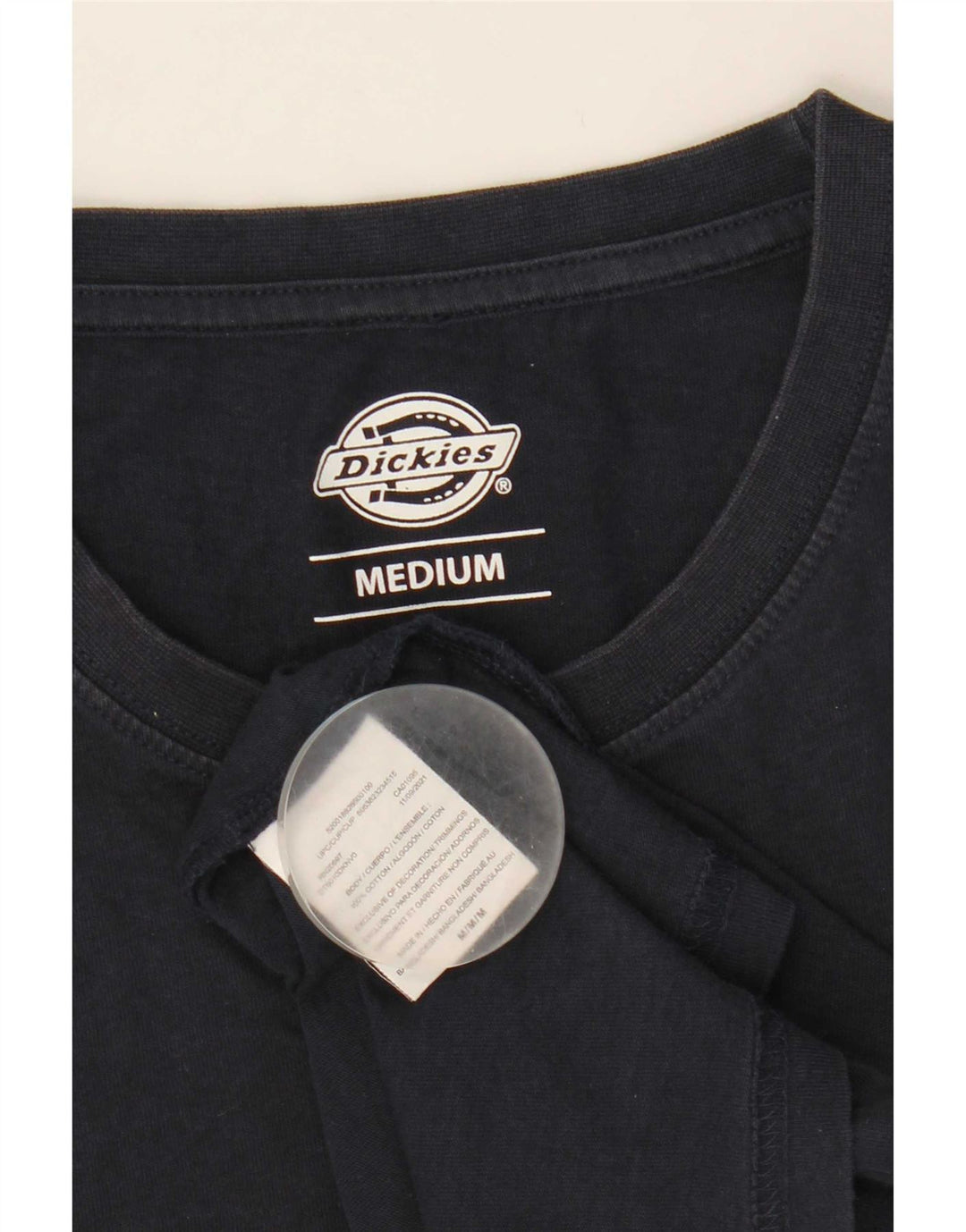 Dickies Herre grafisk T-shirt Top Medium Marineblå Bomuld