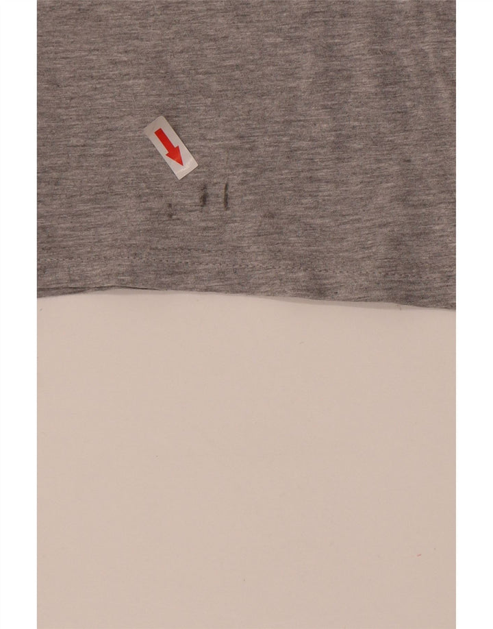 Oakley Herre grafisk T-shirt Top Stor grå Flecked Bomuld