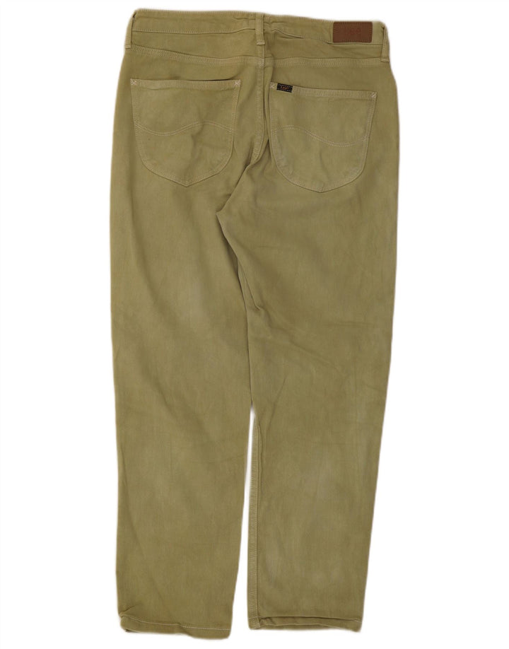 Lee Dame Carol Straight Jeans W30 L26 Grøn Bomuld