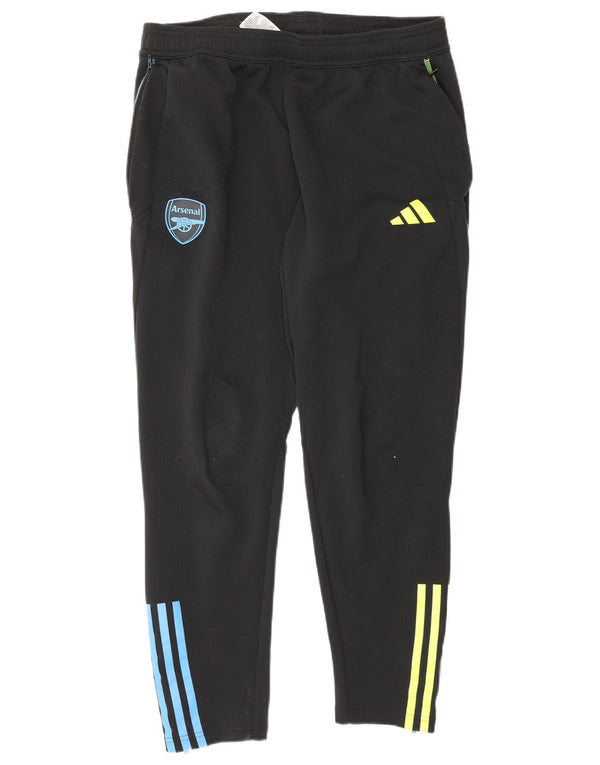 Adidas Herre Arsenal Slim Fit Træningsdragt Bukser Joggers Large Sort