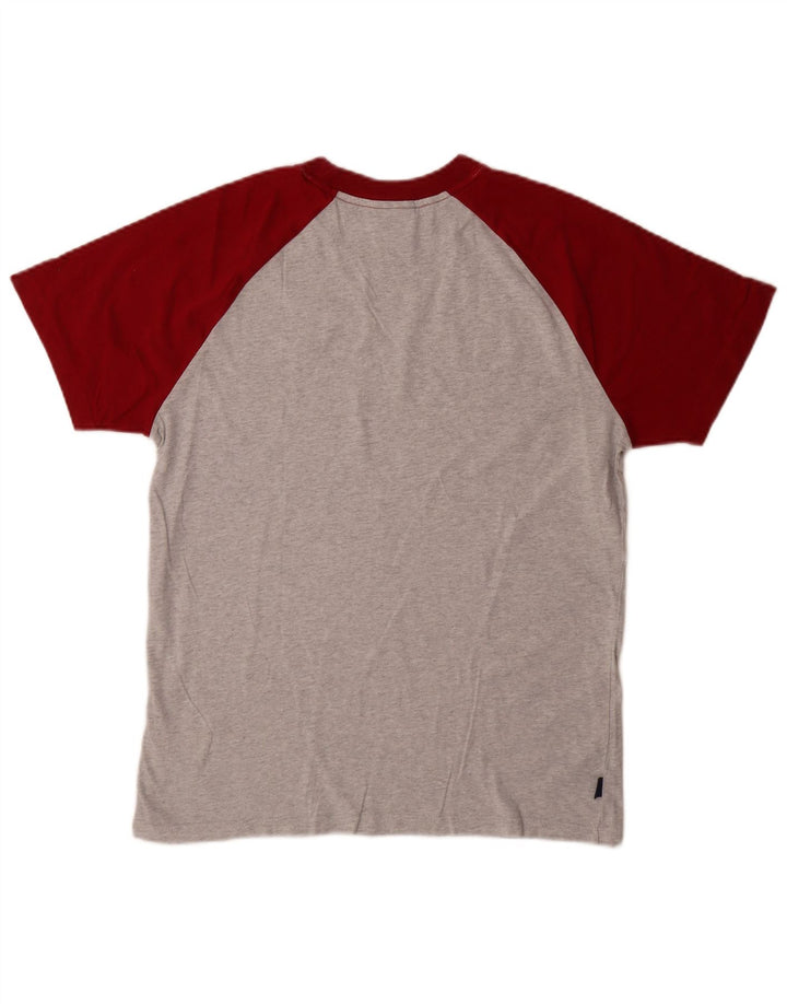 Superdry herre T-shirt top mellemgrå Colourblock Bomuld