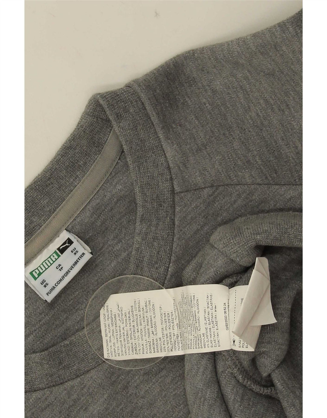 Puma Sweatshirt til mænd XS Grå bomuld