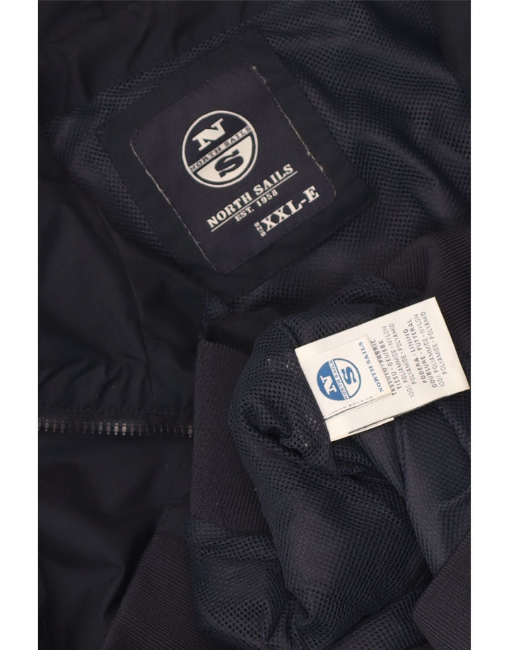 North Sails Herre Bomber Jacket UK 44 2XL Navy Blue Polyamide
