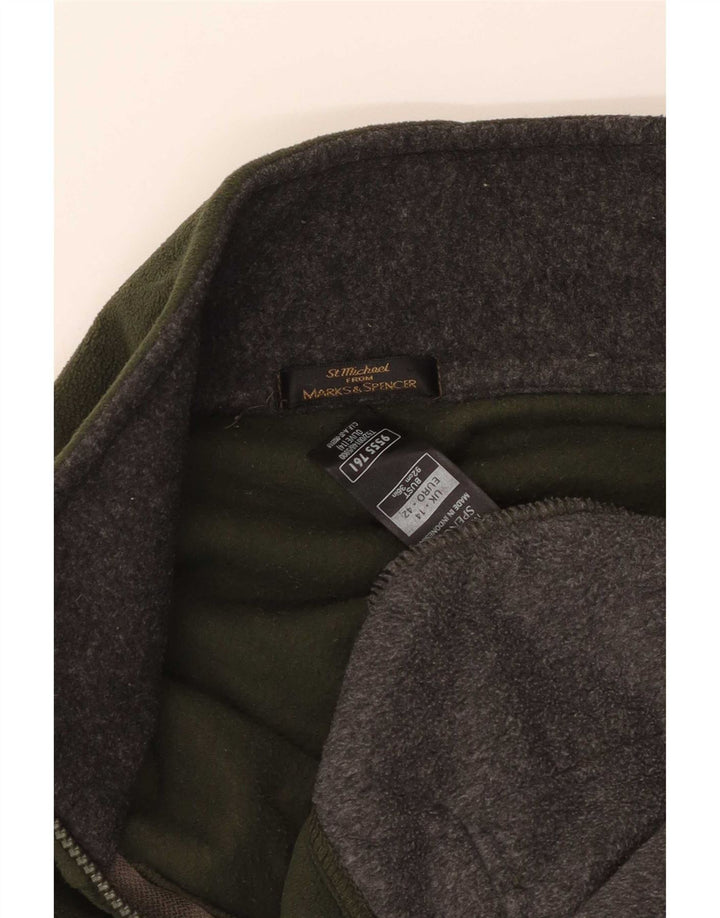 Marks & Spencer Dame St. Michael Fleecejakke UK 14 Stor Khaki