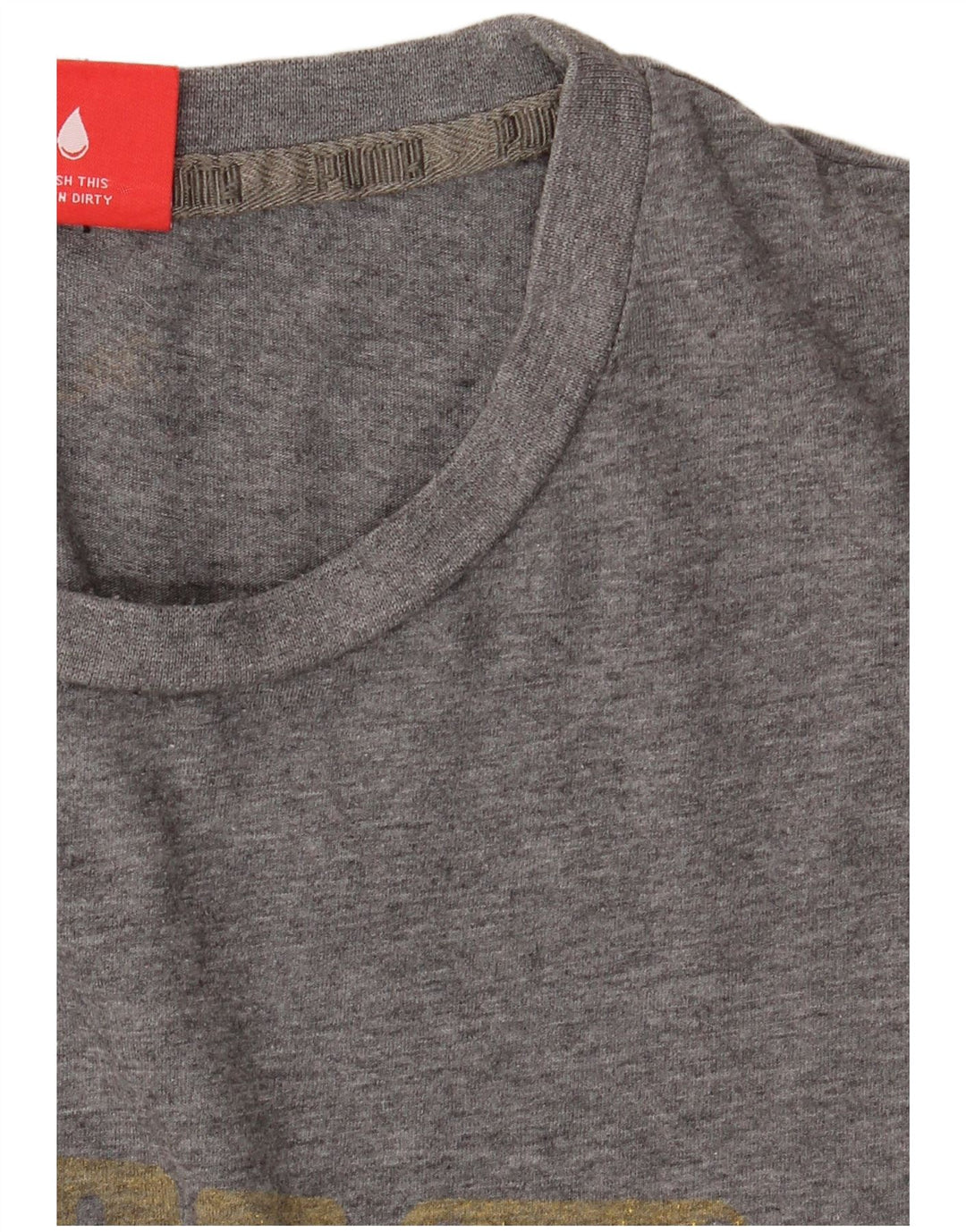 Puma Herre Grafisk T-Shirt Top XL Grå