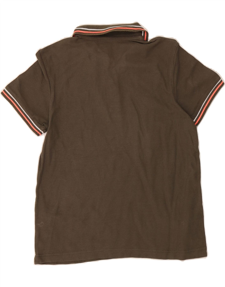 LOTTO Mens Polo Shirt Small Khaki Cotton Vintage Lotto and Second-Hand Lotto from Messina Hembry 