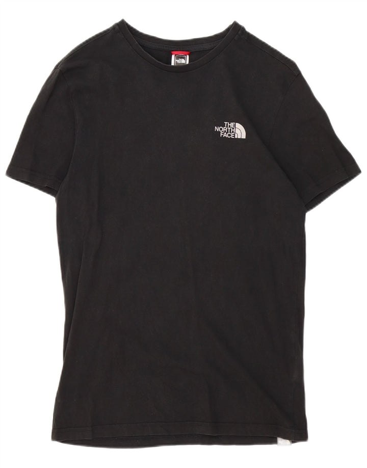 THE NORTH FACE Herre T-Shirt Top Lille Sort Bomuld