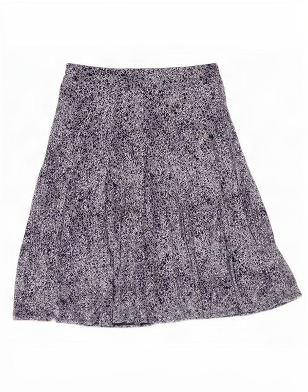 Marks & Spencer Womens Per Una A-line nederdel UK 14 Large W32 Navy Blue