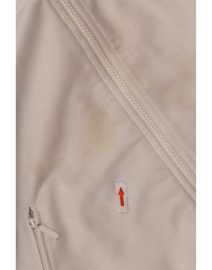 Adidas Træningsdragt til mænd Topjakke UK 38/40 Medium White Polyester