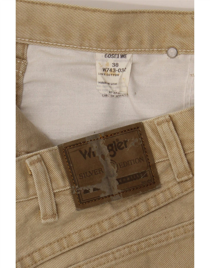 WRANGLER Mens Casual Shorts W38 XL Beige Cotton Vintage Wrangler and Second-Hand Wrangler from Messina Hembry 