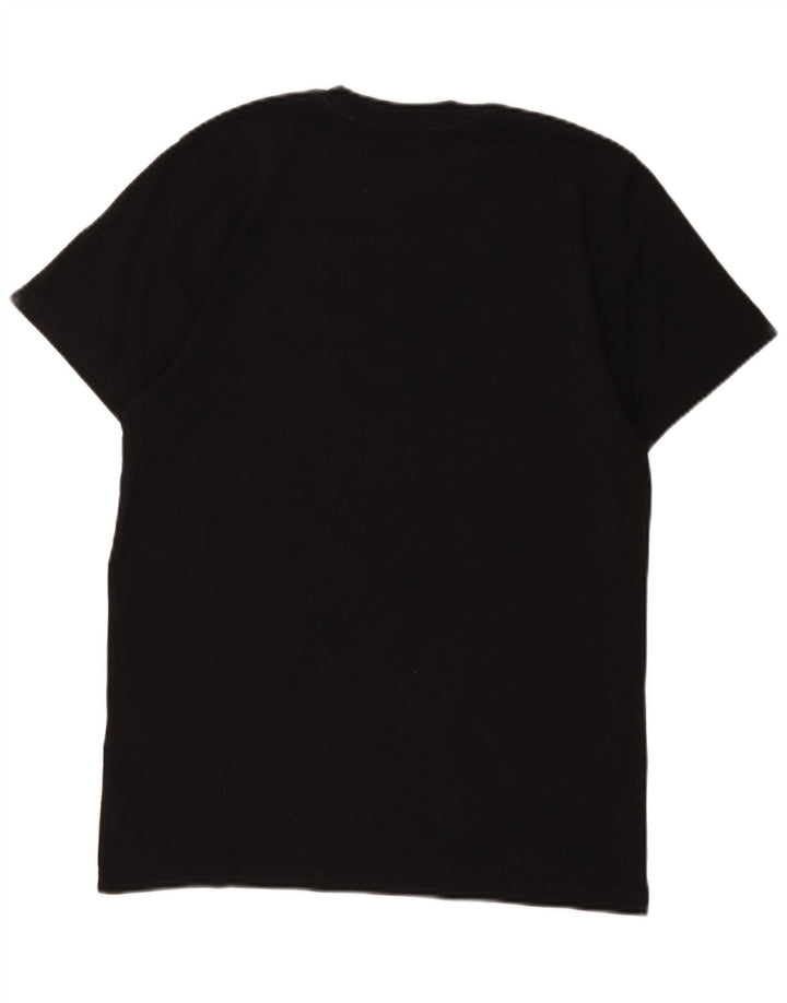 Vans Herre Custom Fit Grafisk T-Shirt Top Medium Sort Bomuld