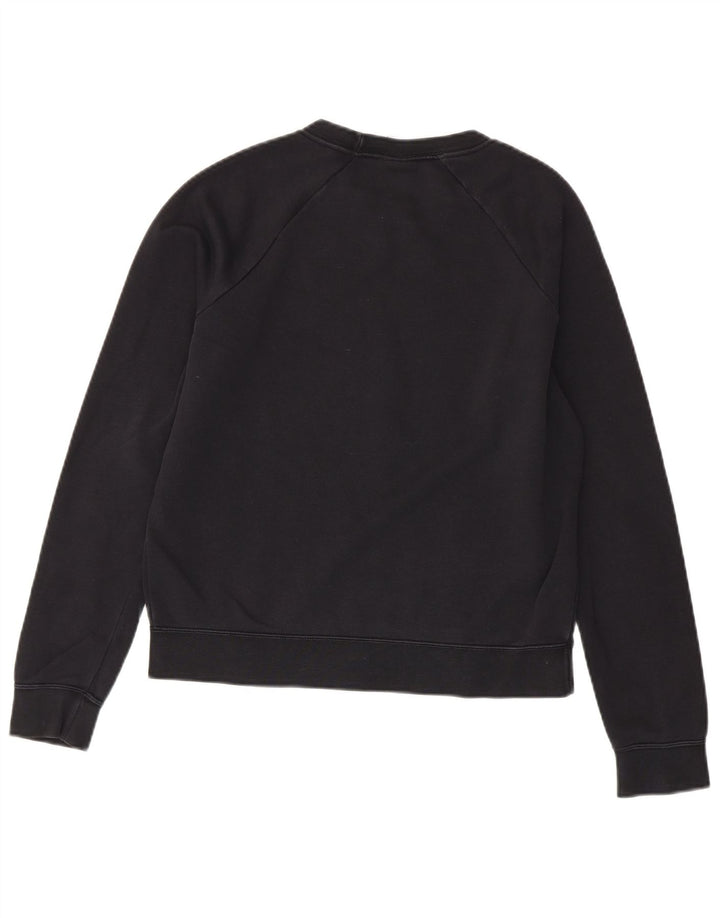 Nike Womens Grafisk Oversized Sweatshirt Jumper UK 10 Small Black Bomuld