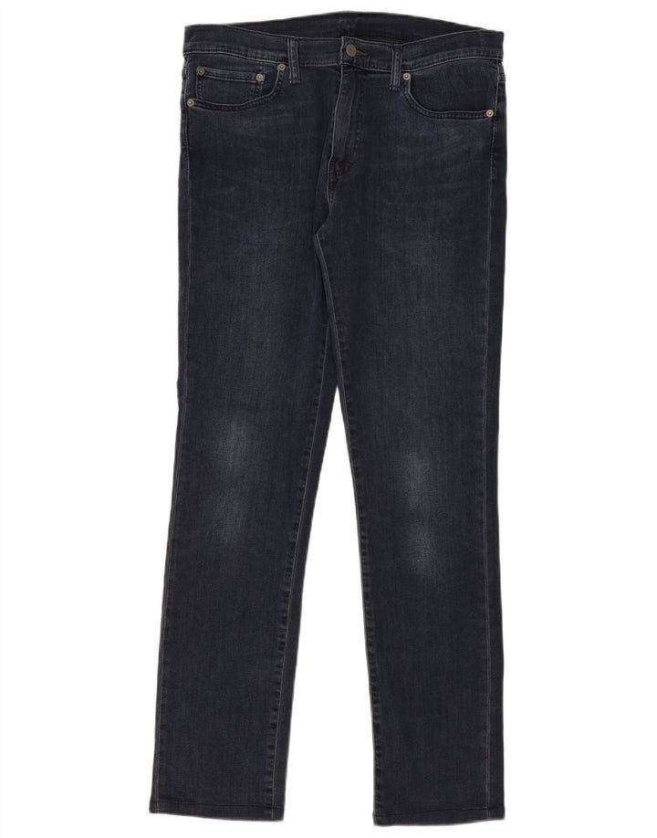Levi's Herre 511 Slim Jeans W33 L34 Marineblå Bomuld