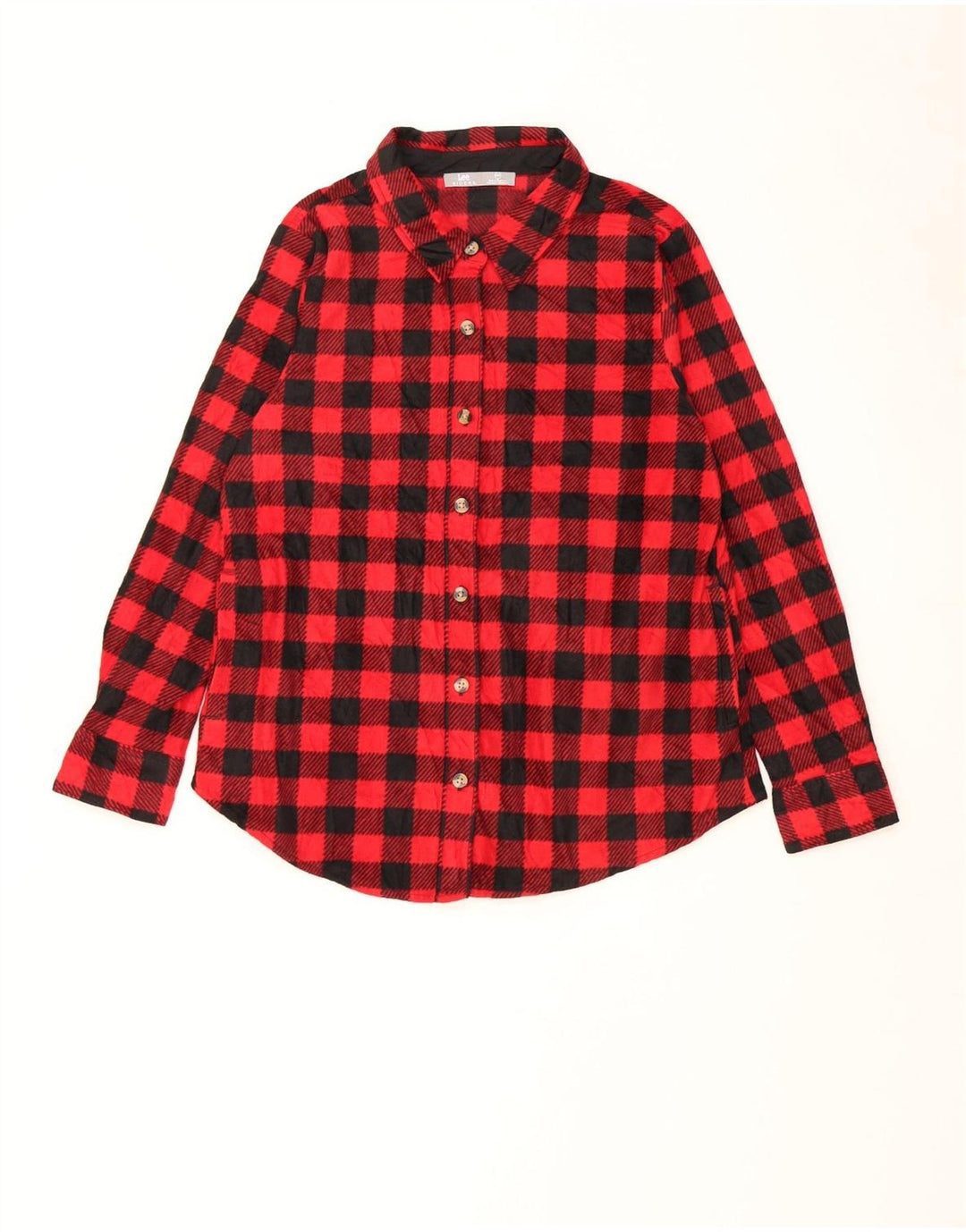 Lee Womens Riders Fleeceskjorte UK 14 Medium Red Gingham