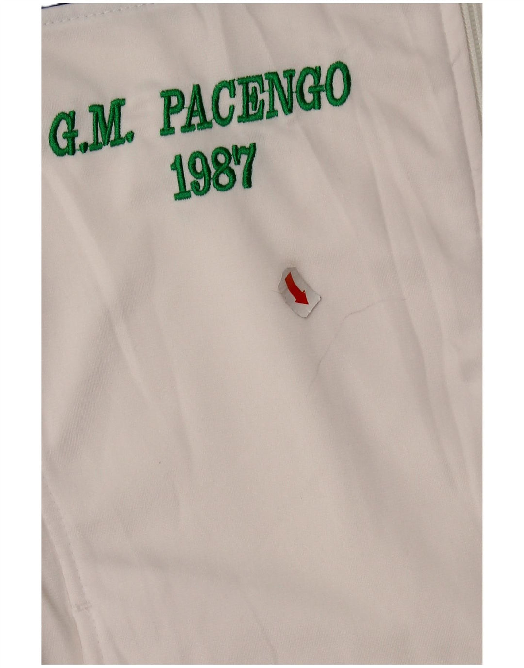 ASICS Herre grafisk træningsdragt Topjakke Medium White Colourblock Polyester