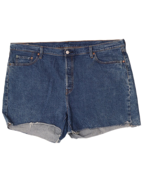 Levi's Dame 501 denimshorts US 24 4XL W48 Blå Bomuld